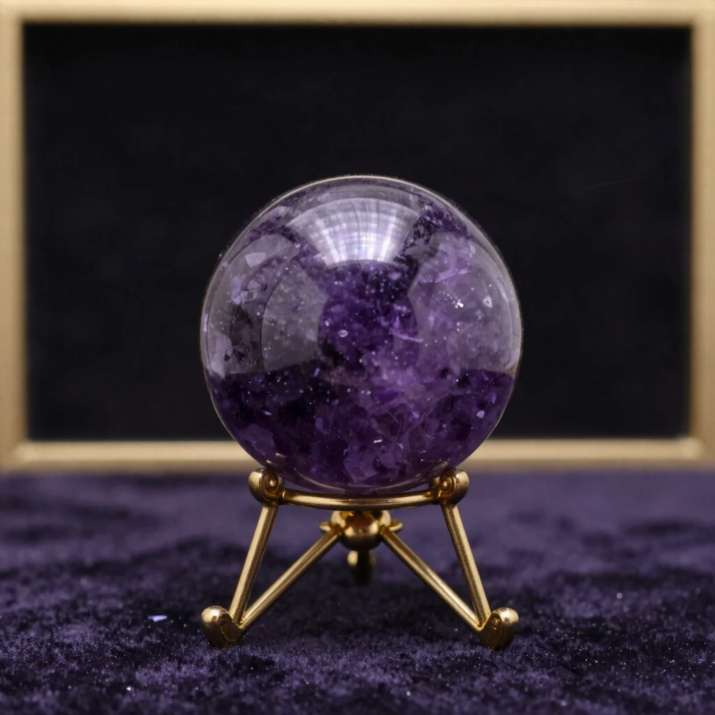 Celestial Amethyst Ritual Sphere