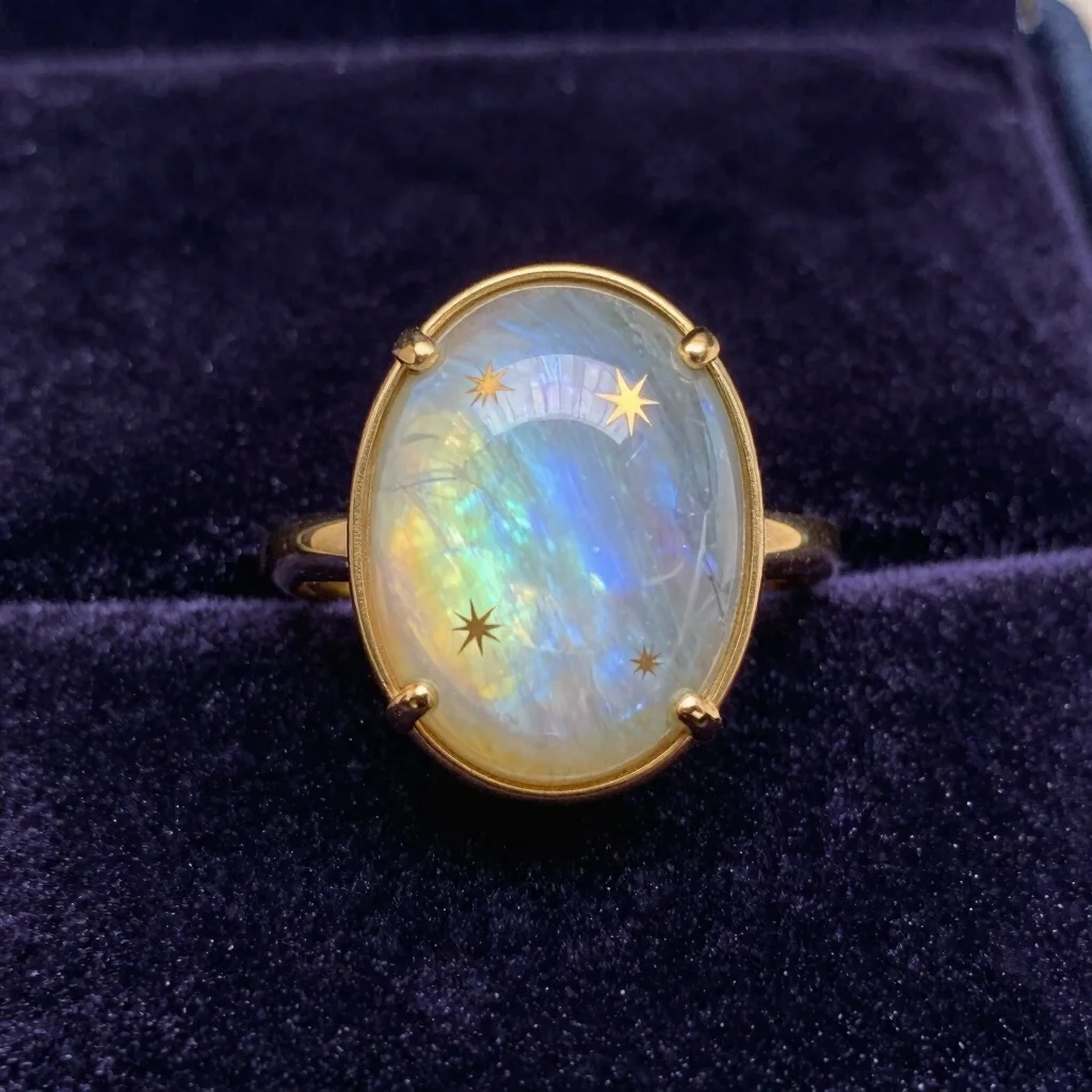 Moonstone Astral Projection Ring