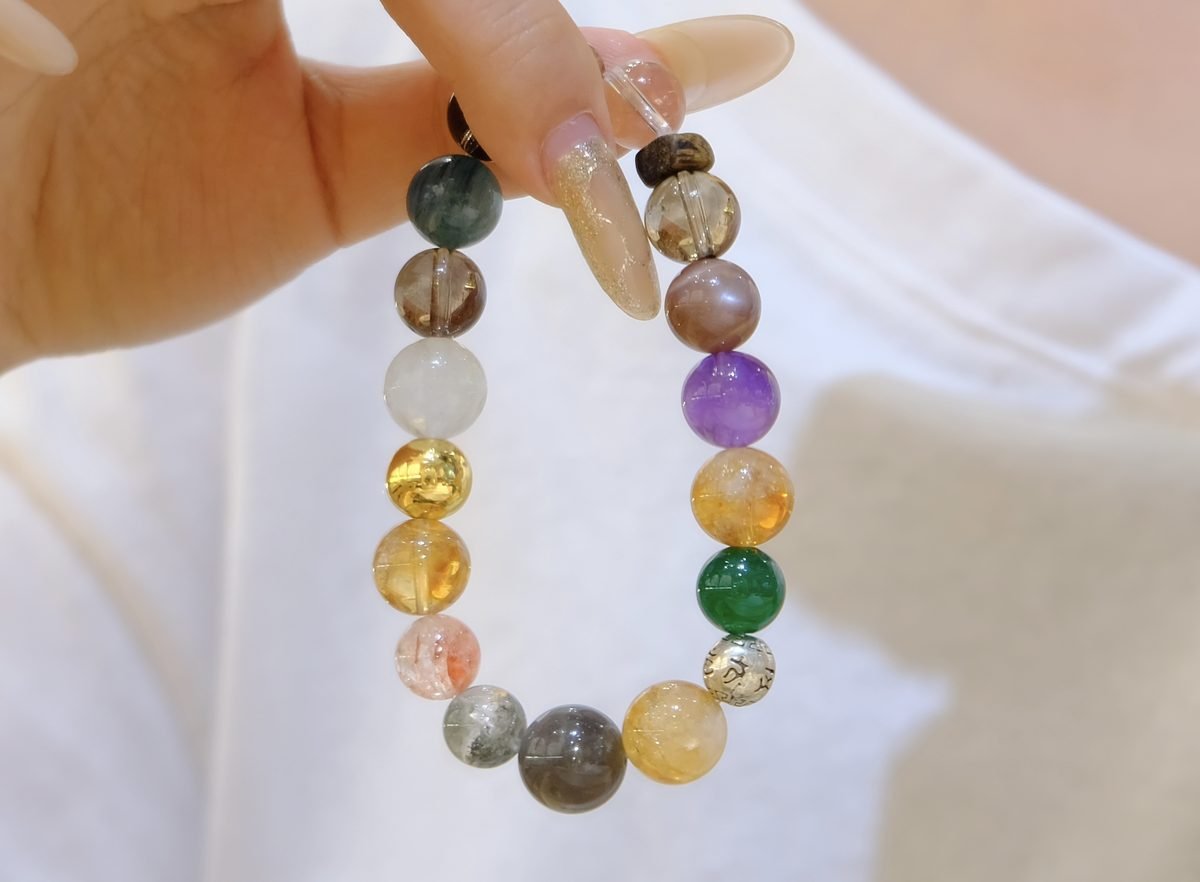 12mm 7 Chakra Balancing Bracelet — Ref. 00046