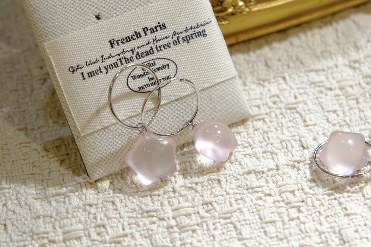 Rose Quartz Earrings