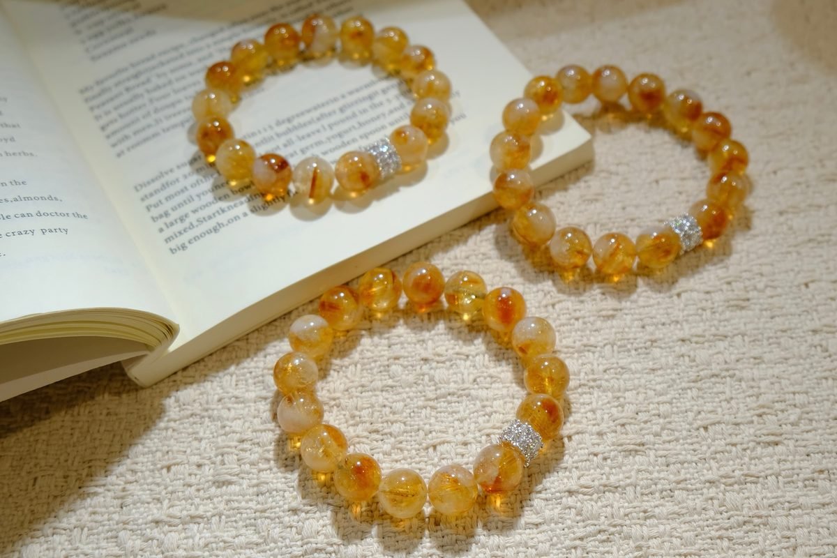 11mm Citrine Bracelet — Ref. 00068