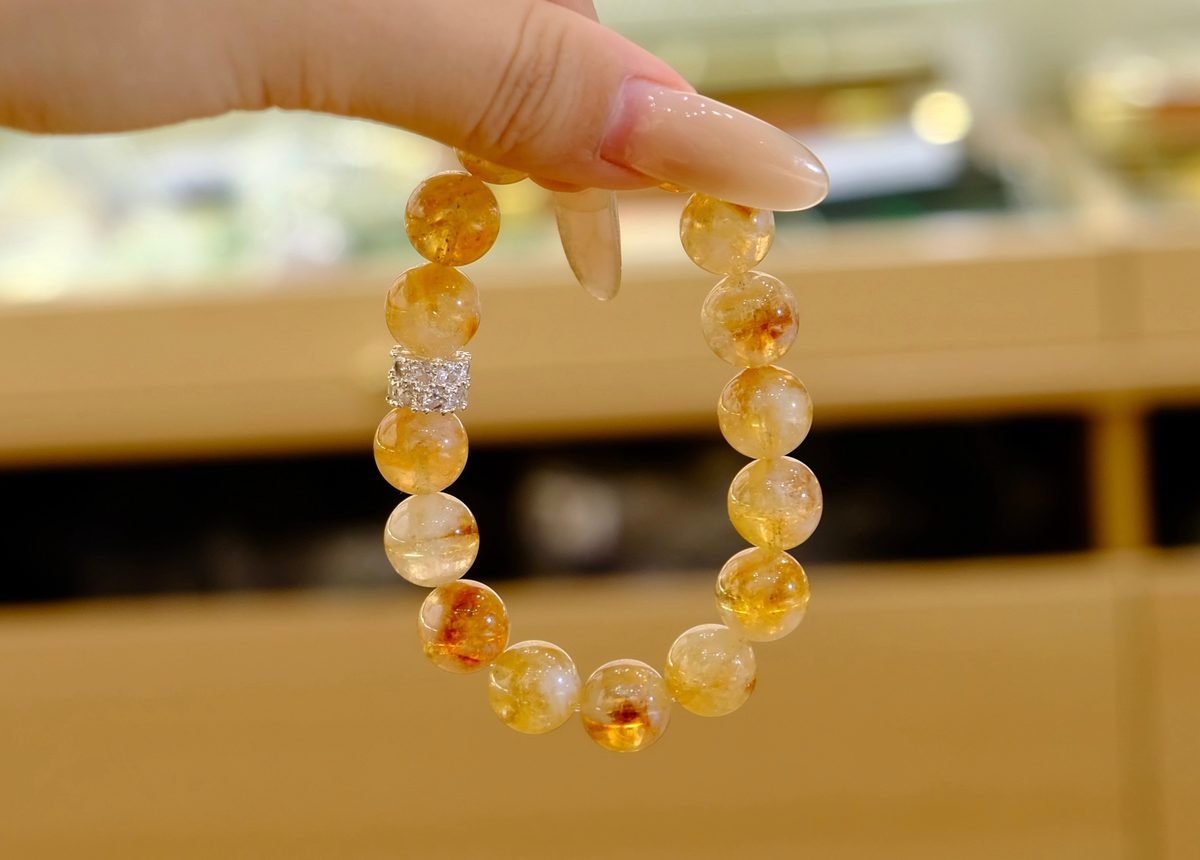 11mm Citrine Bracelet — Ref. 00068 - Image 4