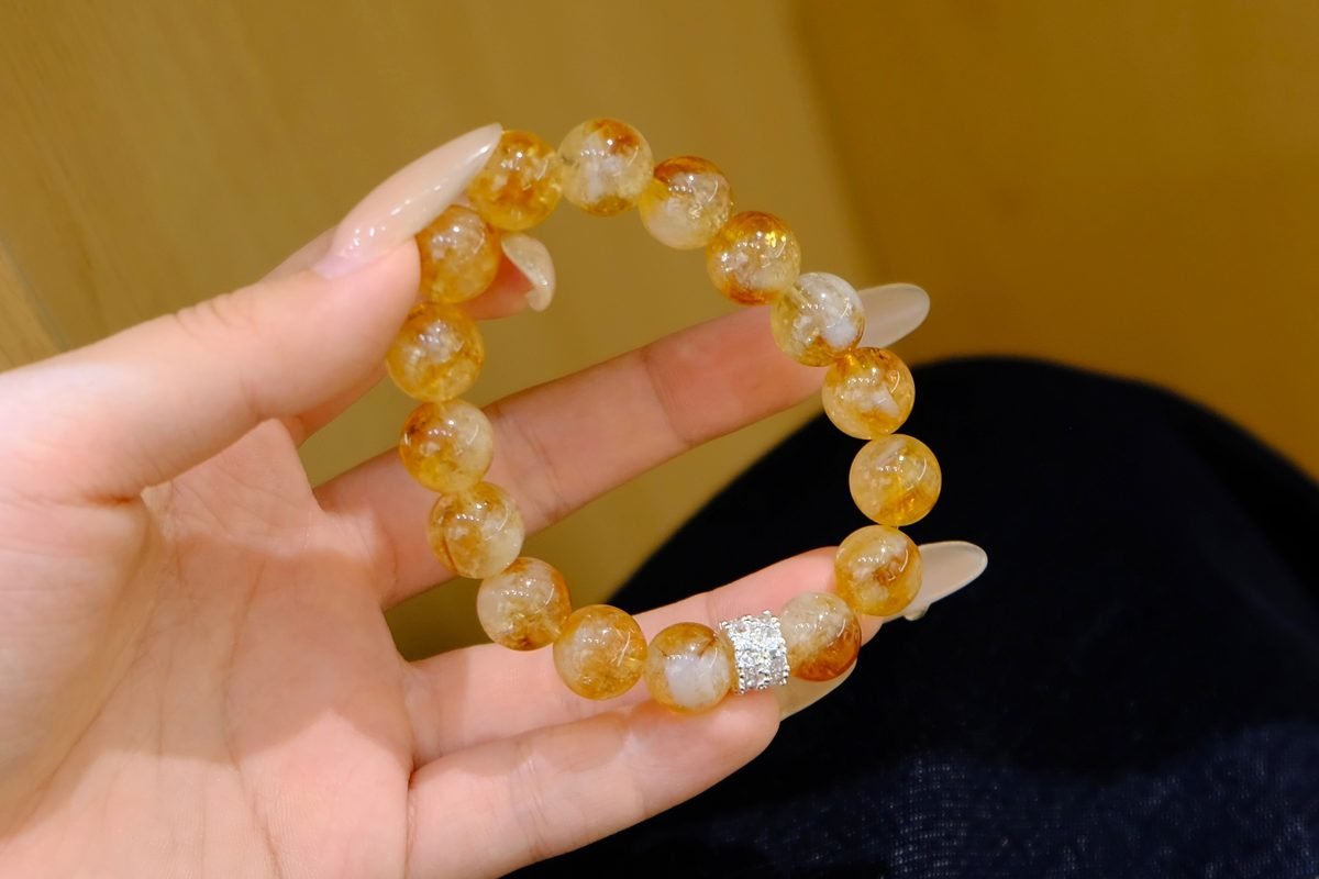 11mm Citrine Bracelet — Ref. 00068 - Image 5