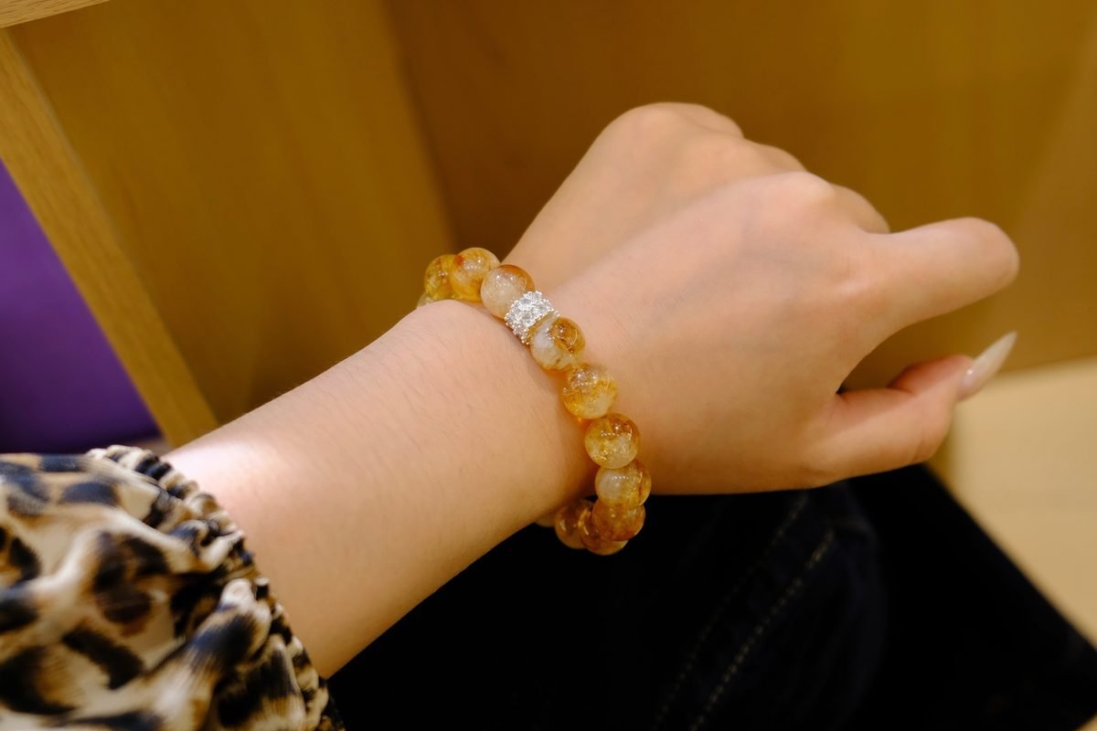 11mm Citrine Bracelet — Ref. 00068 - Image 6