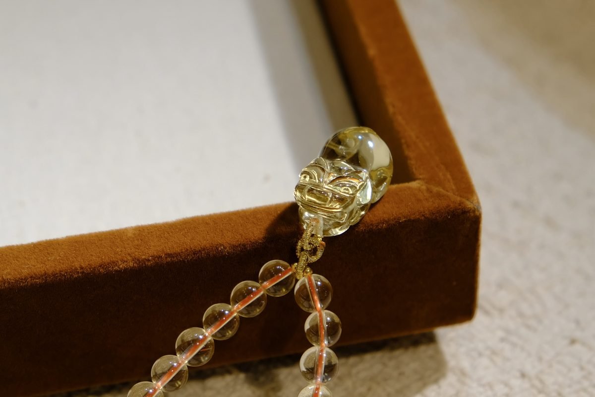 6mm Citrine Bracelet with Amber - Image 3