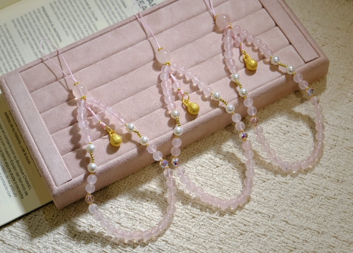 6mm Rose Quartz Bracelet — Ref. 00104 - Image 5