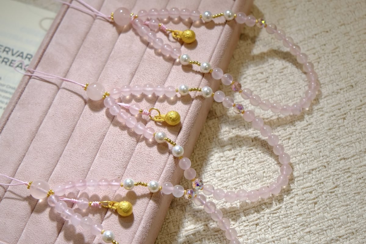 6mm Rose Quartz Bracelet — Ref. 00104 - Image 6