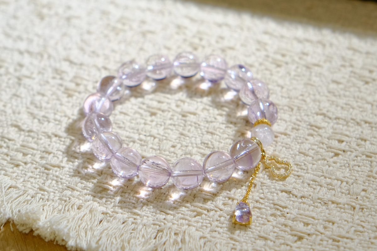 10mm Amethyst Bracelet — Ref. 00150