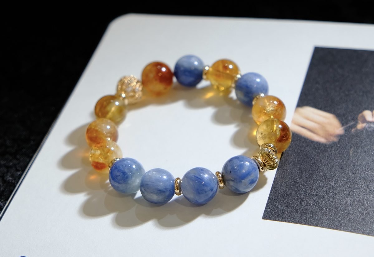 12mm Citrine Bracelet — Ref. 00264