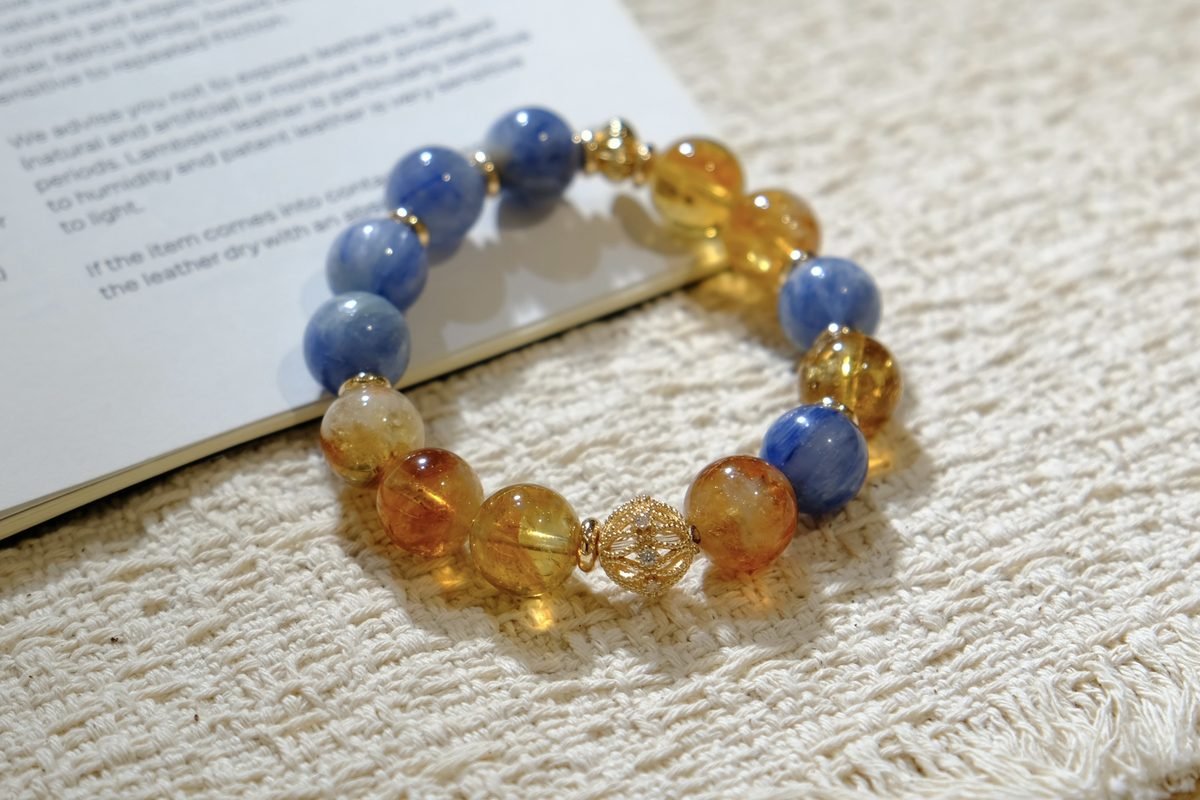 12mm Citrine Bracelet — Ref. 00264 - Image 2