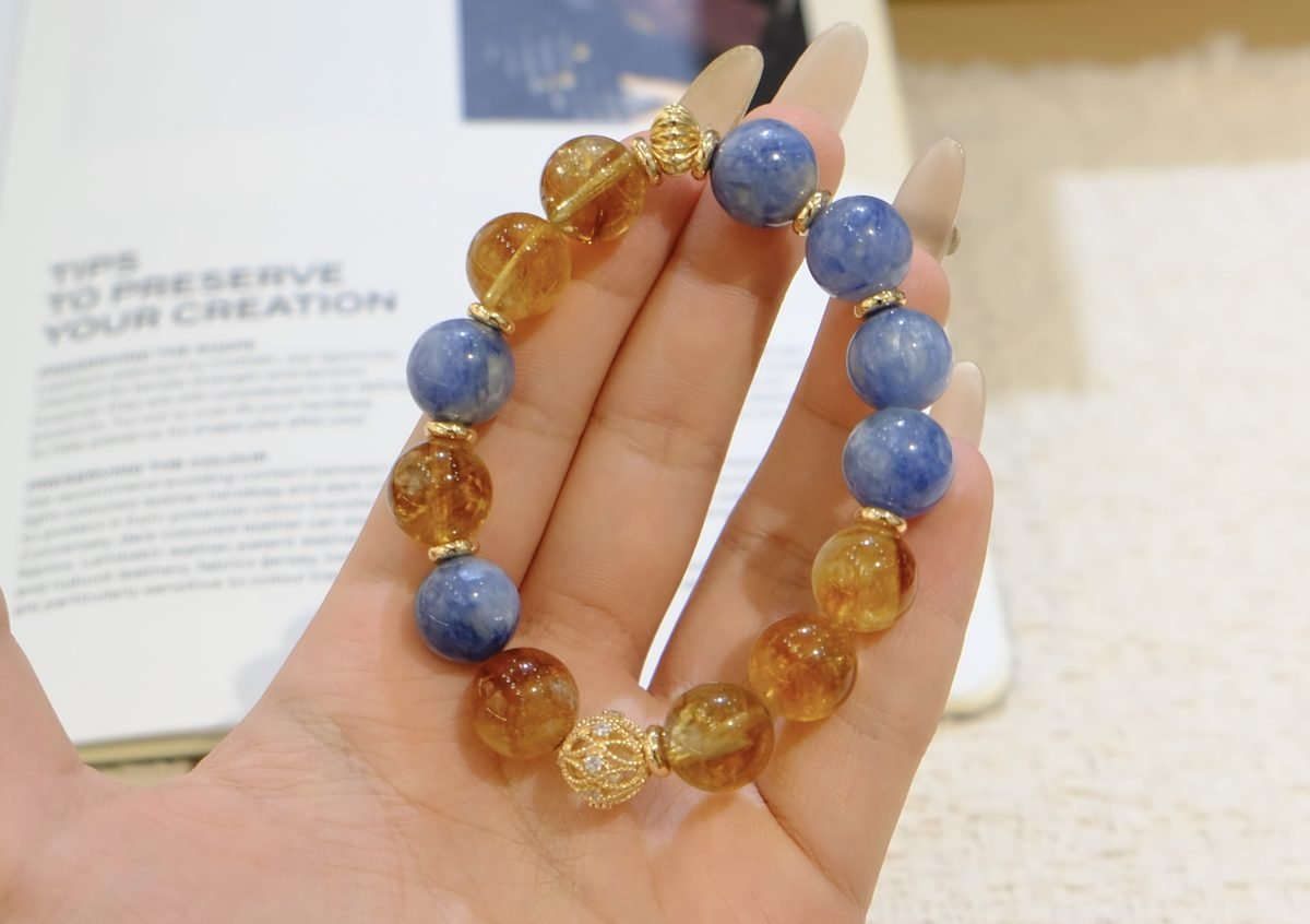 12mm Citrine Bracelet — Ref. 00264 - Image 3