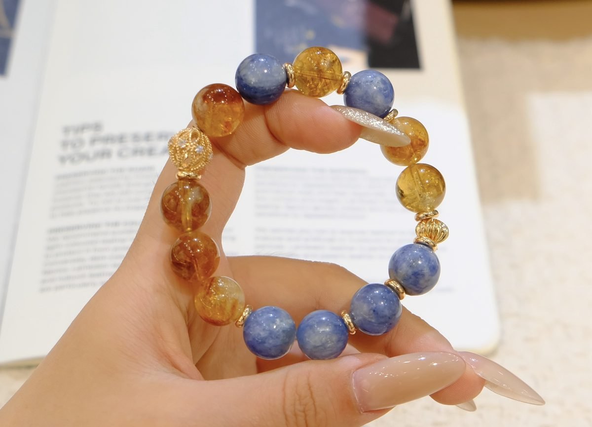 12mm Citrine Bracelet — Ref. 00264 - Image 4