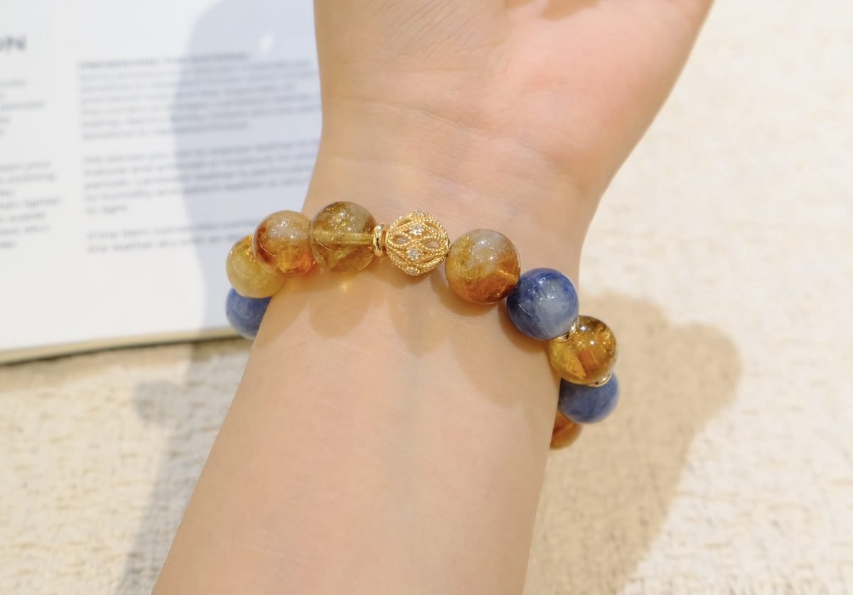 12mm Citrine Bracelet — Ref. 00264 - Image 6