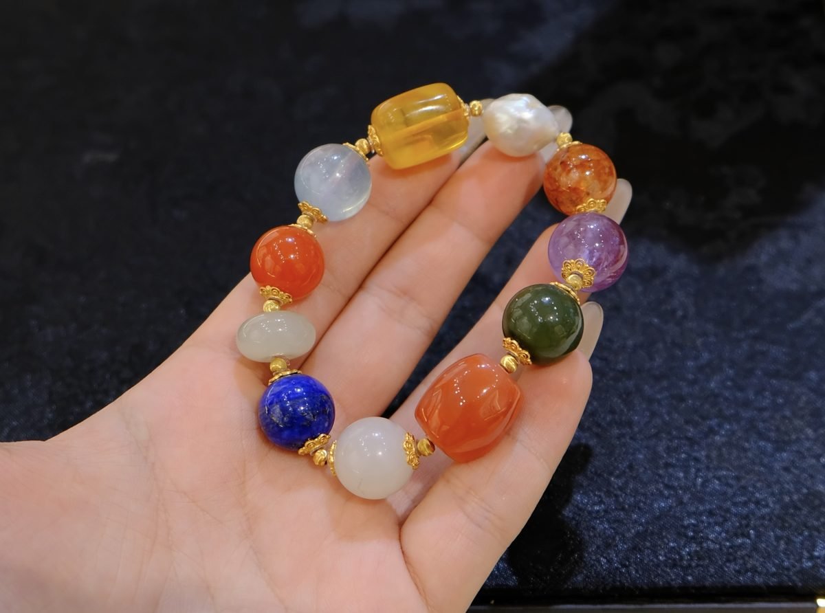 14mm 7 Chakra Balancing Bracelet — Ref. 00273