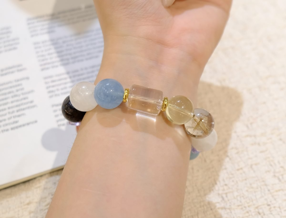 14mm 7 Chakra Balancing Bracelet — Ref. 00275 - Image 5
