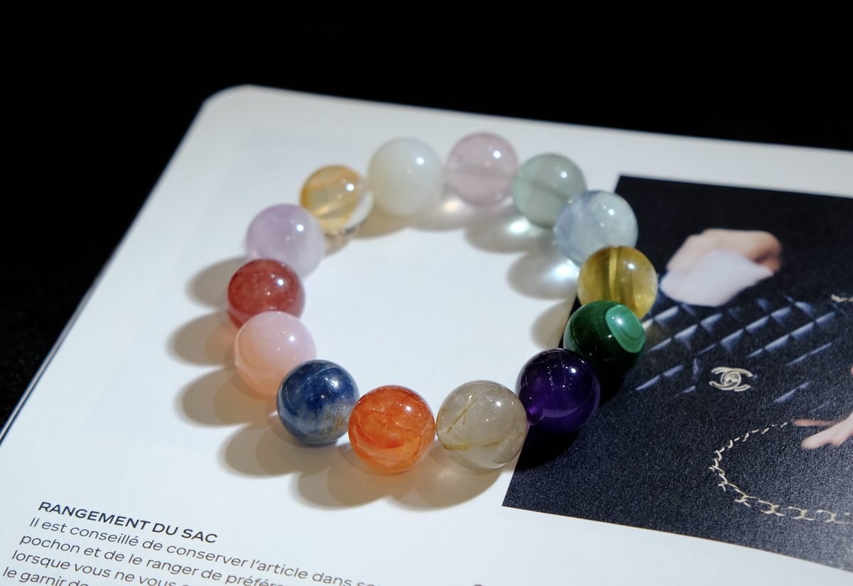 14mm 7 Chakra Balancing Bracelet — Ref. 00278