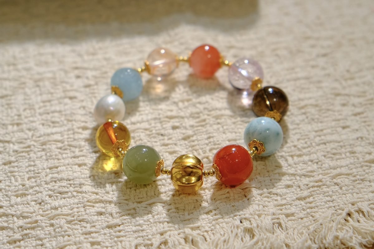 14mm 7 Chakra Balancing Bracelet — Ref. 00286