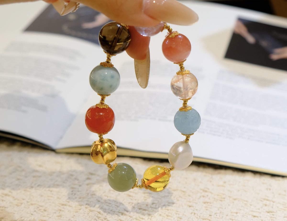 14mm 7 Chakra Balancing Bracelet — Ref. 00286 - Image 3