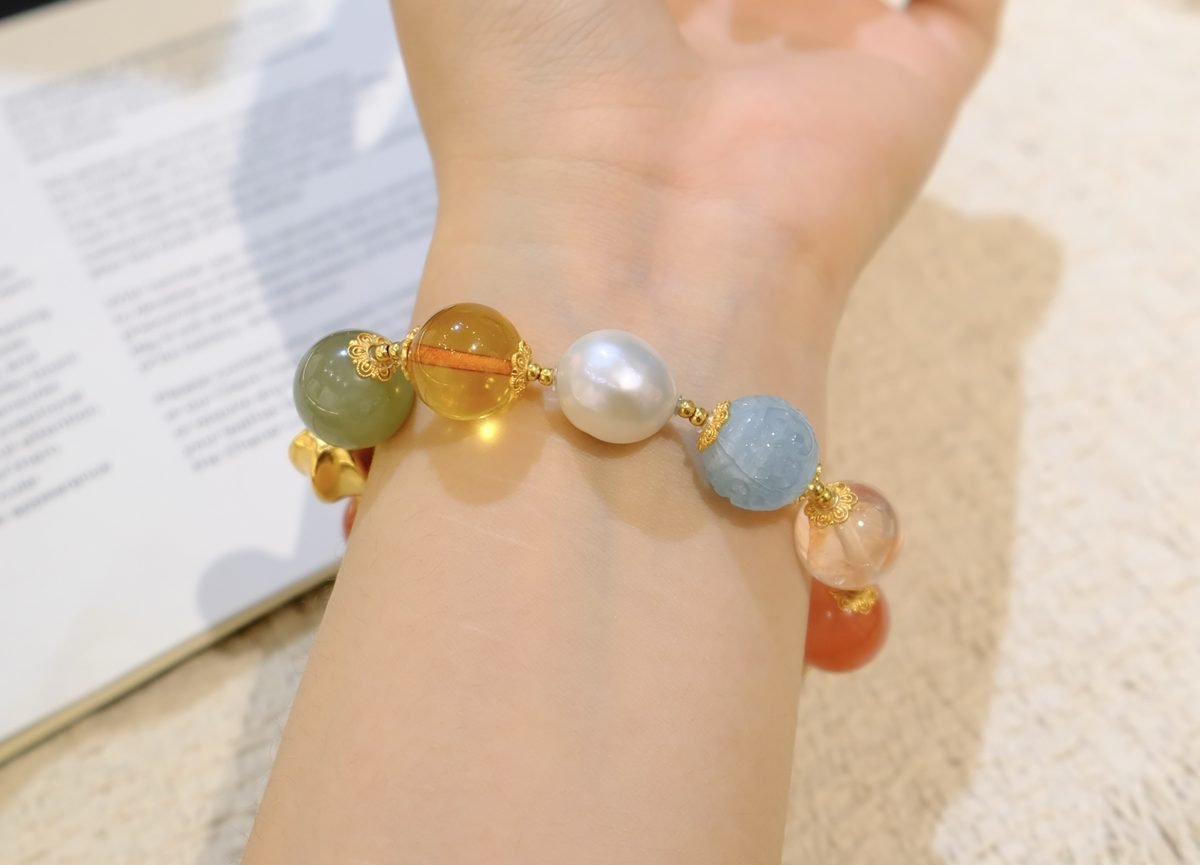 14mm 7 Chakra Balancing Bracelet — Ref. 00286 - Image 4