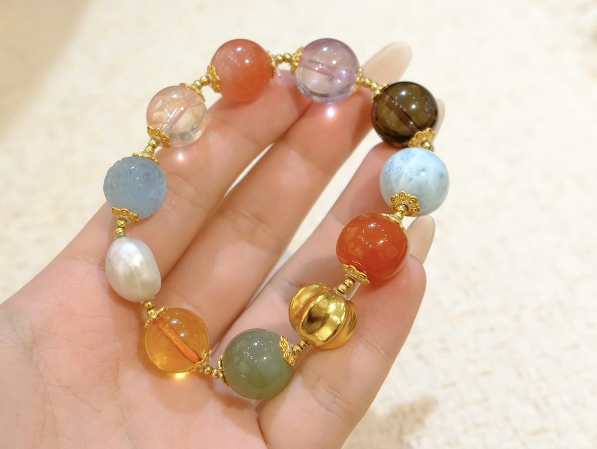 14mm 7 Chakra Balancing Bracelet — Ref. 00286 - Image 5