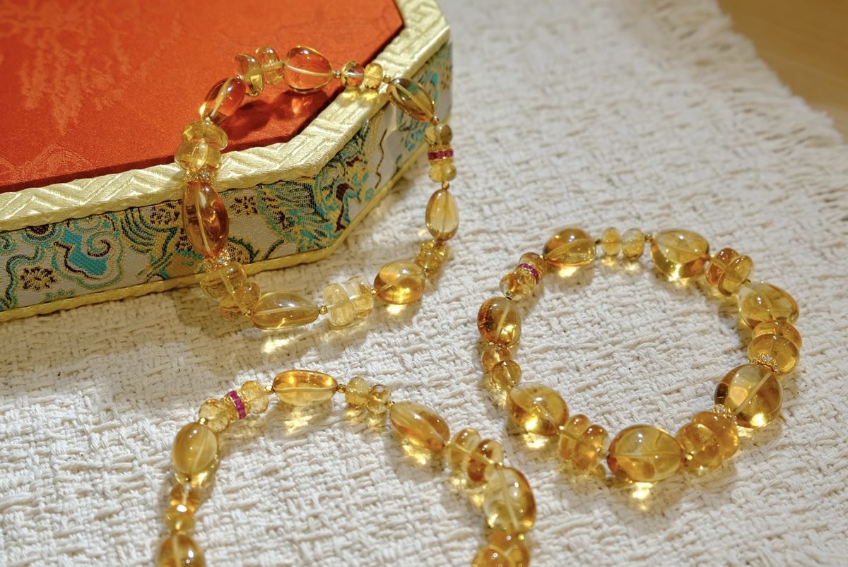Citrine Baroque Bracelet — Ref. 00289 - Image 2