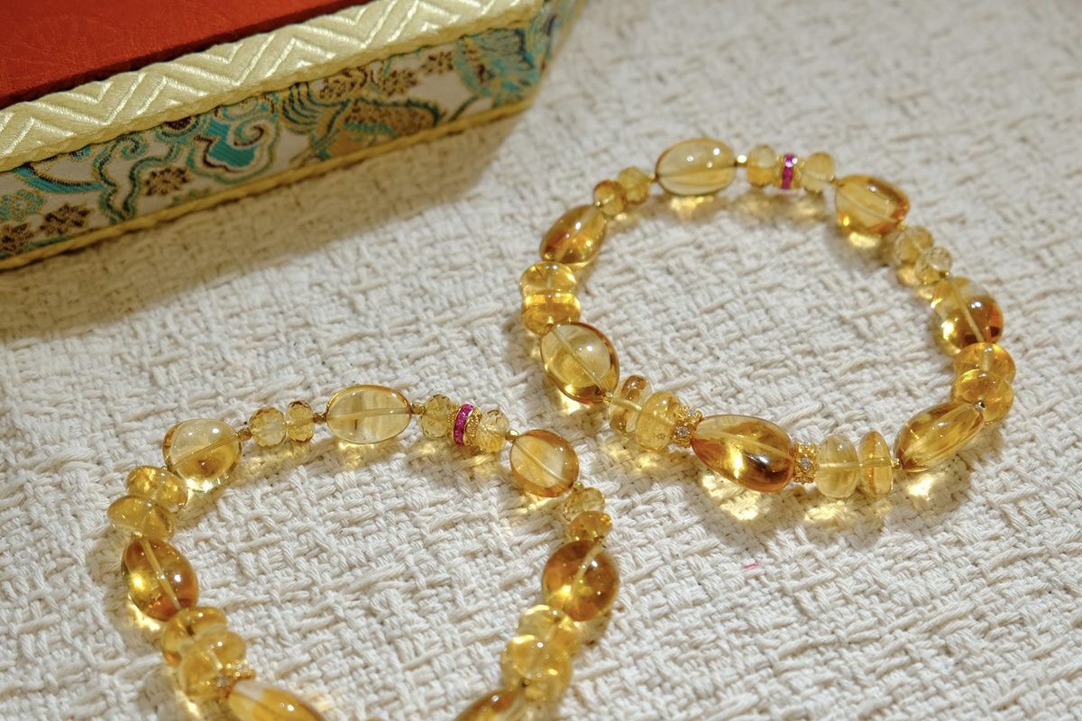 Citrine Baroque Bracelet — Ref. 00289 - Image 3