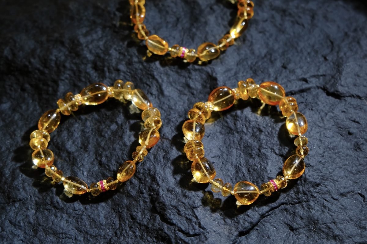 Citrine Baroque Bracelet — Ref. 00289 - Image 4