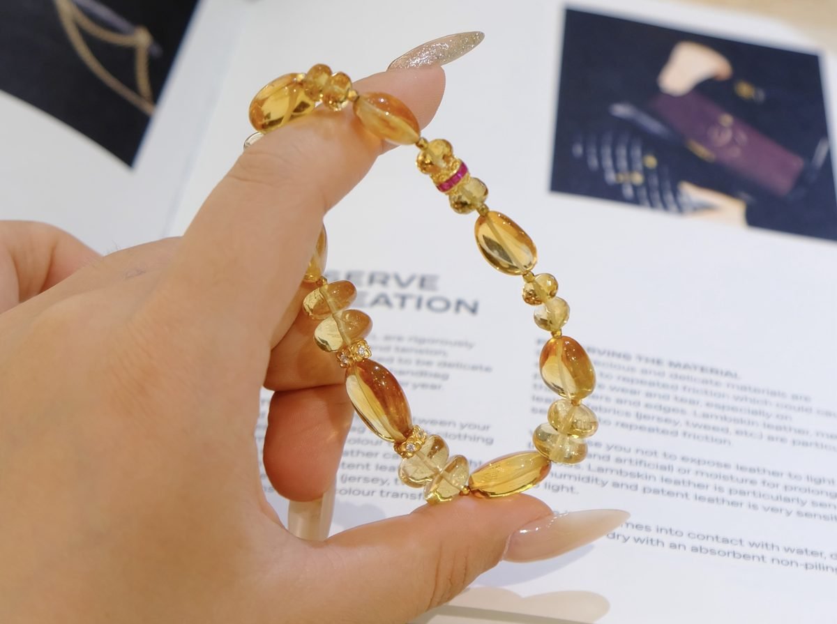 Citrine Baroque Bracelet — Ref. 00289 - Image 5