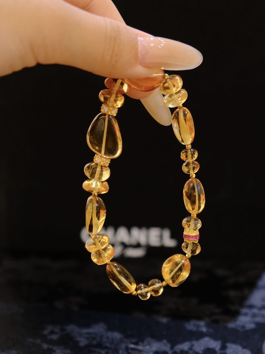 Citrine Baroque Bracelet — Ref. 00289 - Image 6