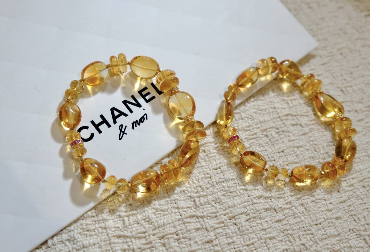 Citrine Baroque Bracelet — Ref. 00289 - Image 7