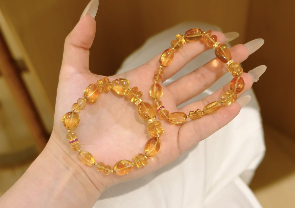 Citrine Baroque Bracelet — Ref. 00289 - Image 8