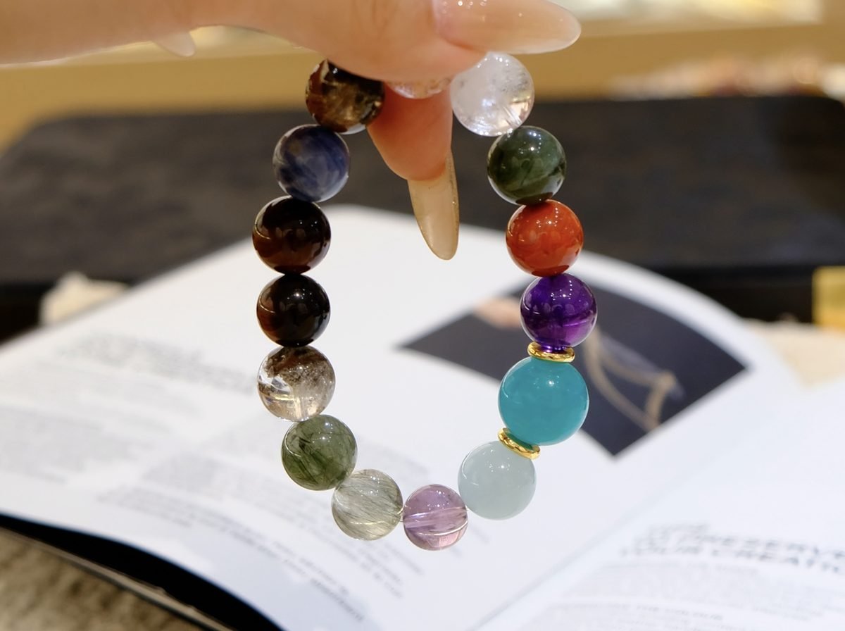 14mm 7 Chakra Balancing Bracelet — Ref. 00295 - Image 3