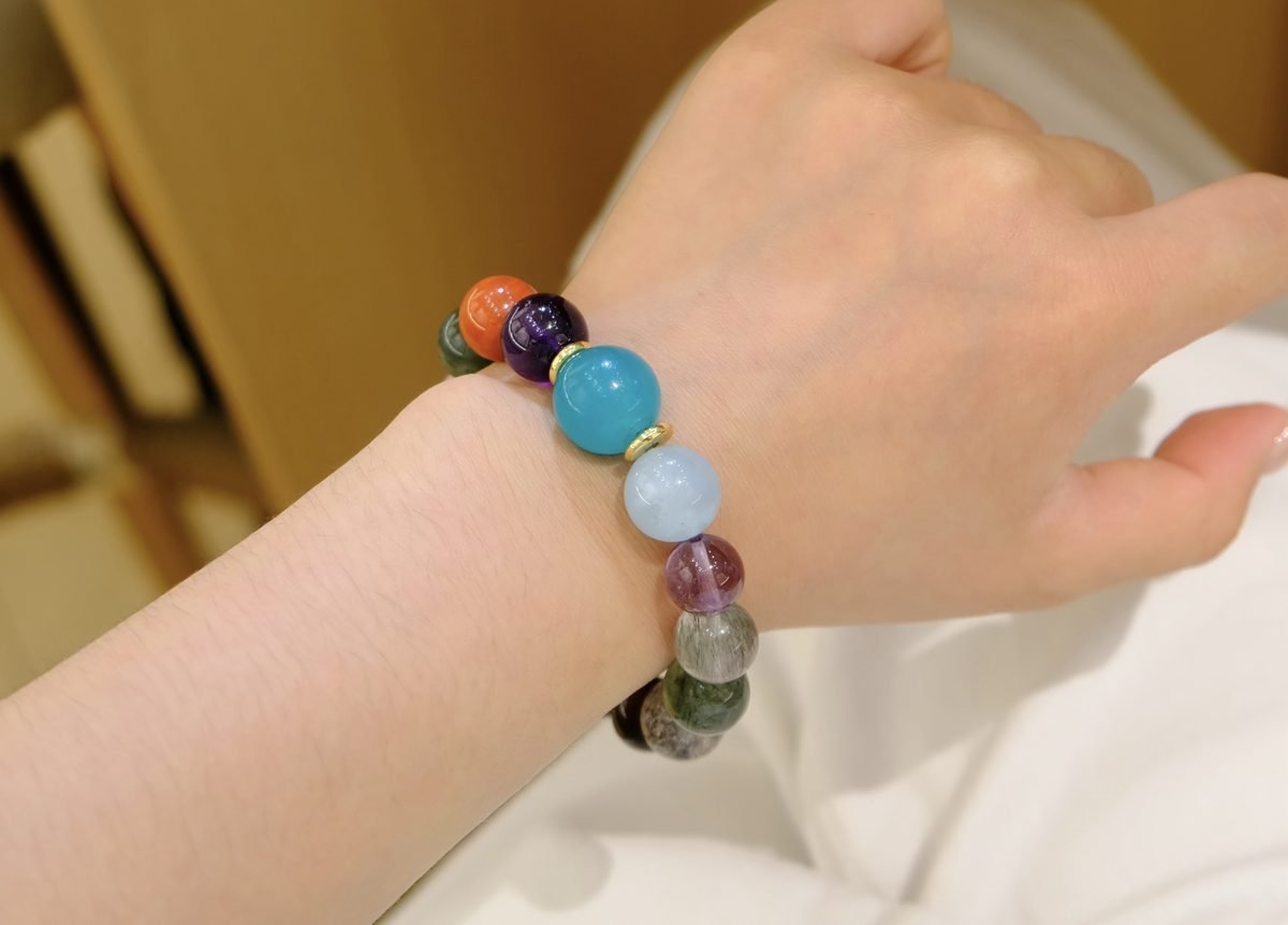 14mm 7 Chakra Balancing Bracelet — Ref. 00295 - Image 5