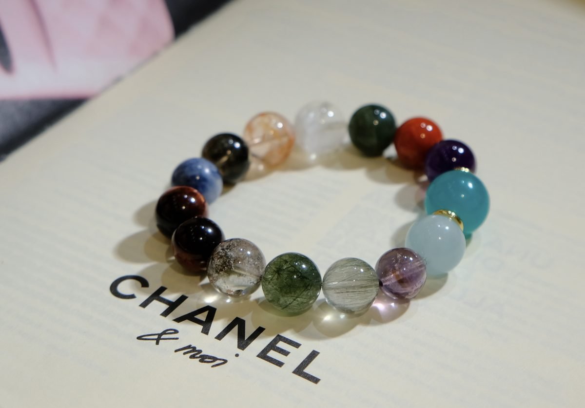 14mm 7 Chakra Balancing Bracelet — Ref. 00295 - Image 6