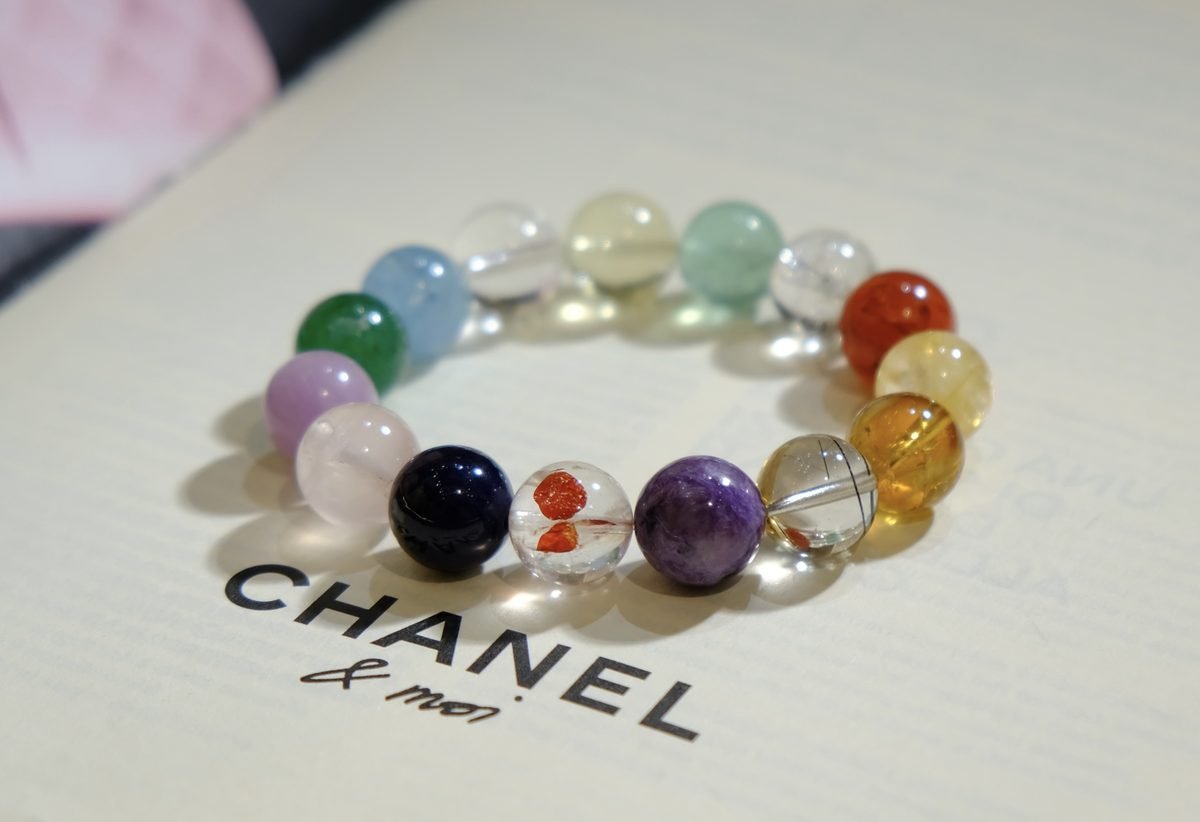 12mm 7 Chakra Balancing Bracelet — Ref. 00296 - Image 2