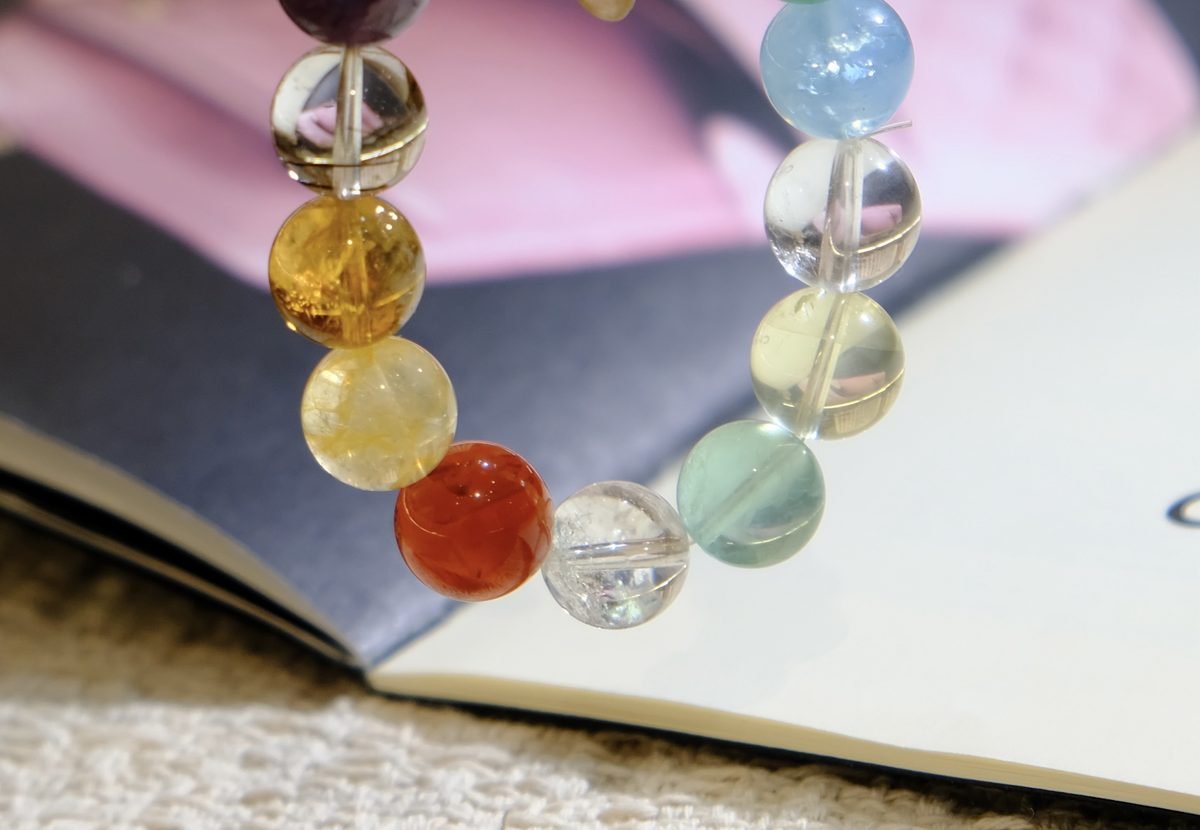 12mm 7 Chakra Balancing Bracelet — Ref. 00296 - Image 4
