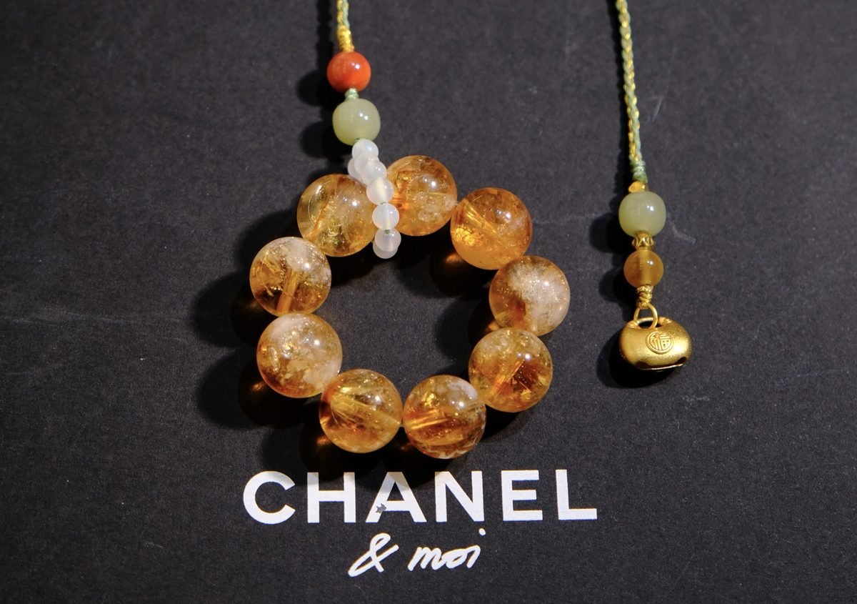 13mm 7 Chakra Balancing Necklace with Red Agate & Jade - Image 2