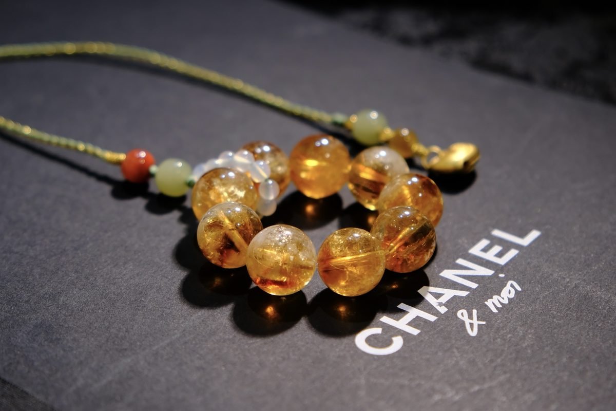 13mm 7 Chakra Balancing Necklace with Red Agate & Jade - Image 3