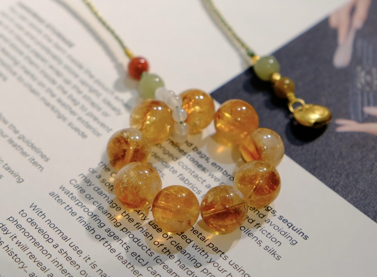 13mm 7 Chakra Balancing Necklace with Red Agate & Jade - Image 5