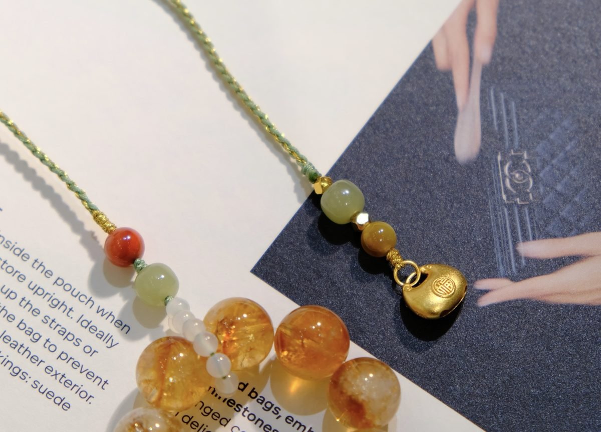 13mm 7 Chakra Balancing Necklace with Red Agate & Jade - Image 6