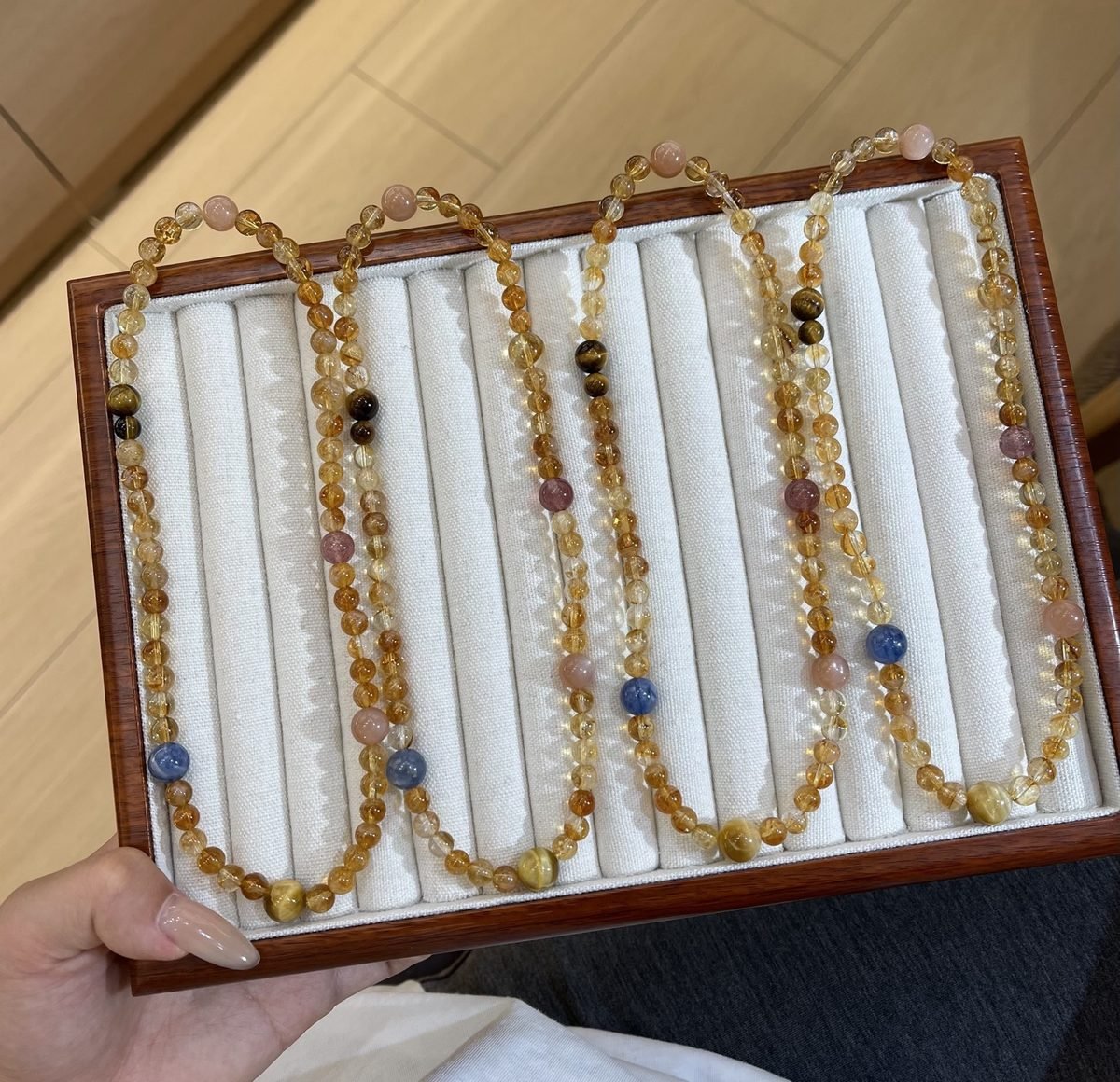 6mm Citrine Bracelet — Ref. 00376