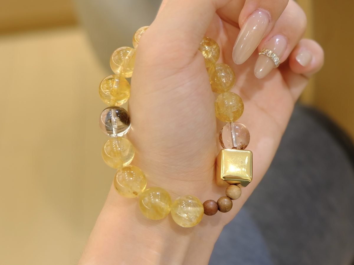 12mm Citrine Bracelet — Ref. 00385 - Image 5