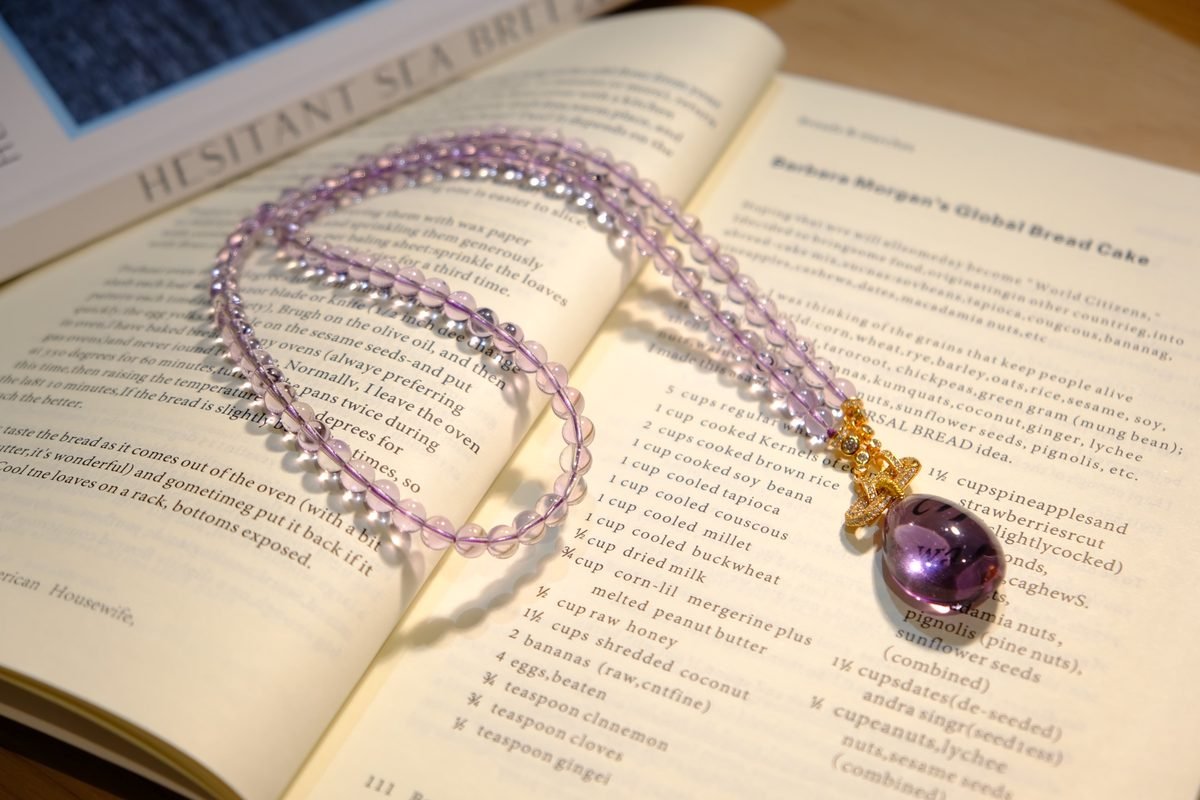 6mm Amethyst Necklace - Image 2