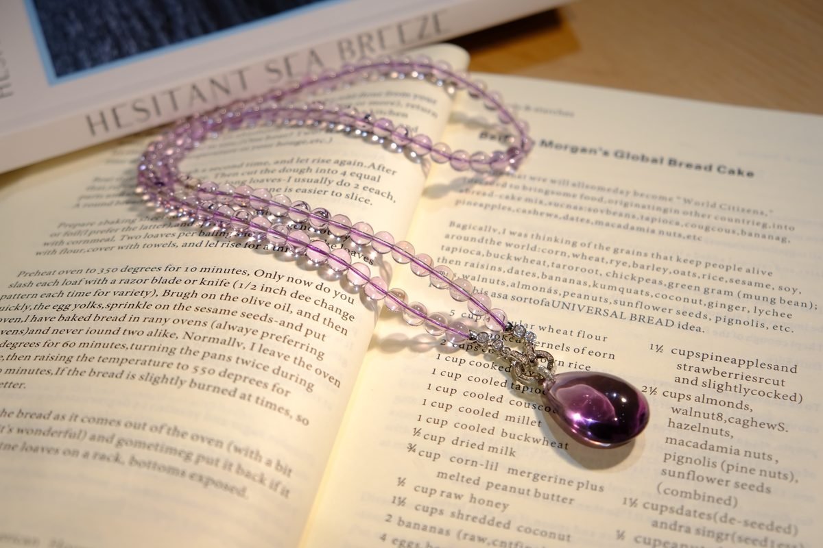 6mm Amethyst Necklace - Image 3