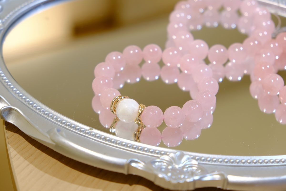13mm Rose Quartz Bracelet — Ref. 00598
