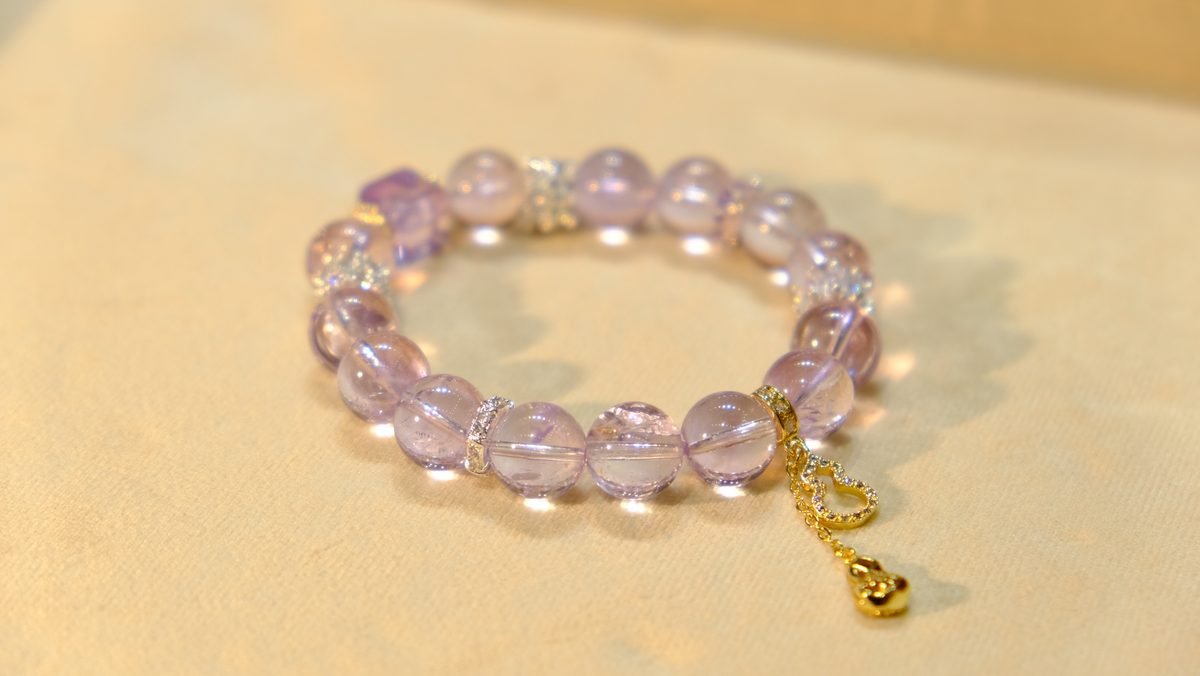 12mm Amethyst Bracelet — Ref. 00667 - Image 2