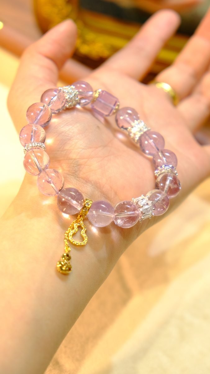 12mm Amethyst Bracelet — Ref. 00667 - Image 3