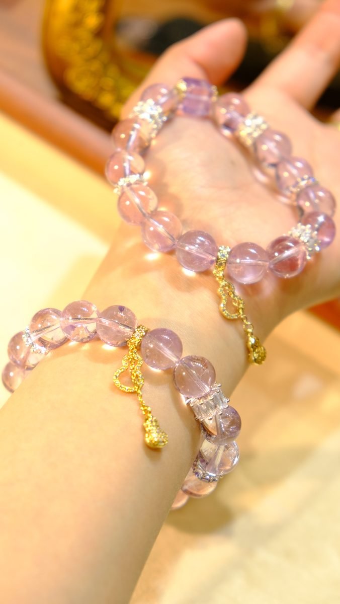 12mm Amethyst Bracelet — Ref. 00667 - Image 4