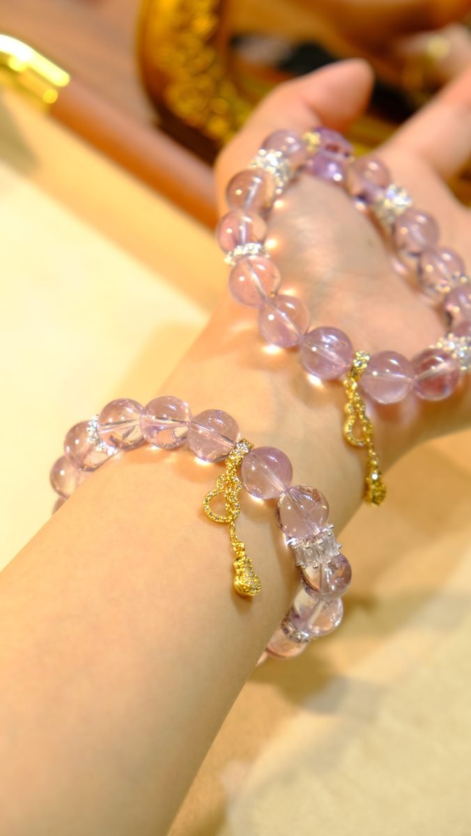 12mm Amethyst Bracelet — Ref. 00667 - Image 5