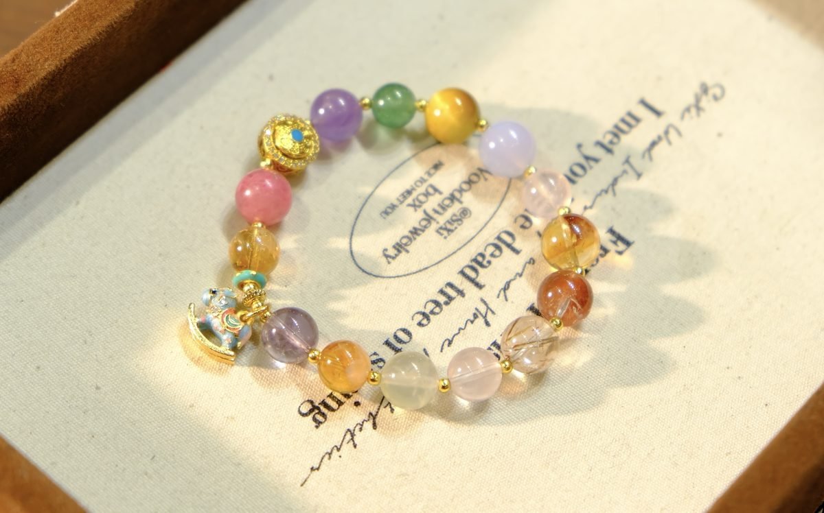 10mm 7 Chakra Balancing Bracelet — Ref. 00679